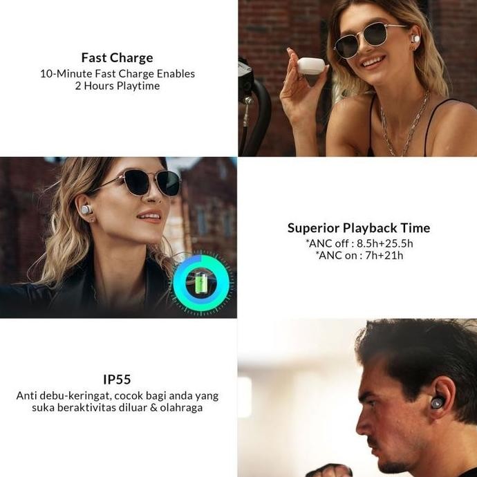 Grosir Edifier W240Tn / W 240N True Wireless Tws Anc Ambient Sound Mode Ip55