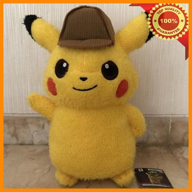 [WES] DETECTIVE PIKACHU POKEMON PLUSH DOLL BANPRESTO CHARIZARD TCG CARD