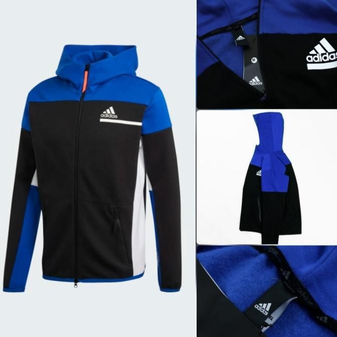 HOODIE ADIDAS ZNE PULLOVER BLUE | JAKET ADIDAS GRADE ORIGINAL JUMPER