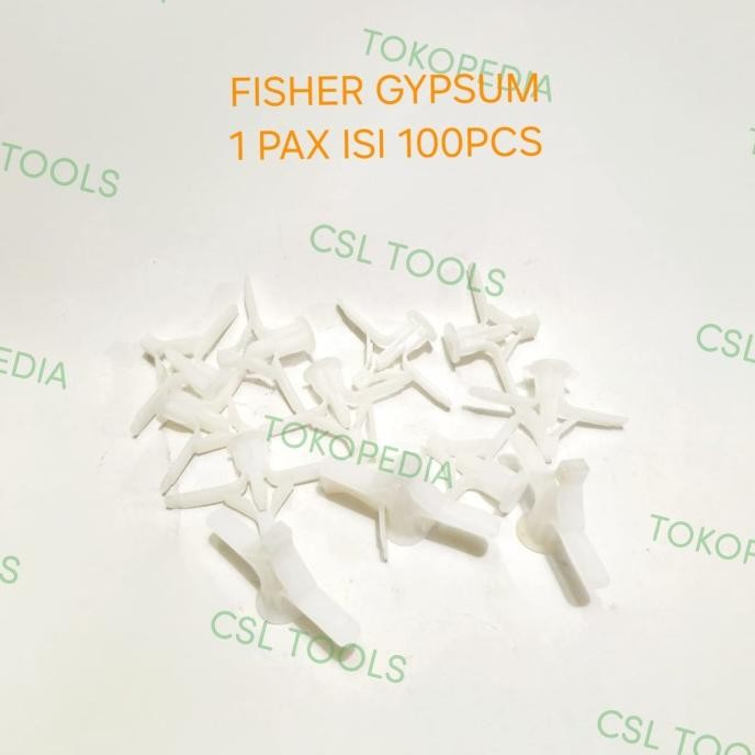Viser Gypsum Nylon / Fiser Gipsum / Fisher Gypsum Nylon 1Pax Isi 100Pcs #csl Diminati Banget