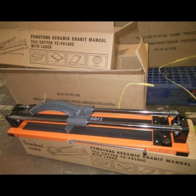 Mesin potong dorong granit kramik 60 dan 80 cm murah