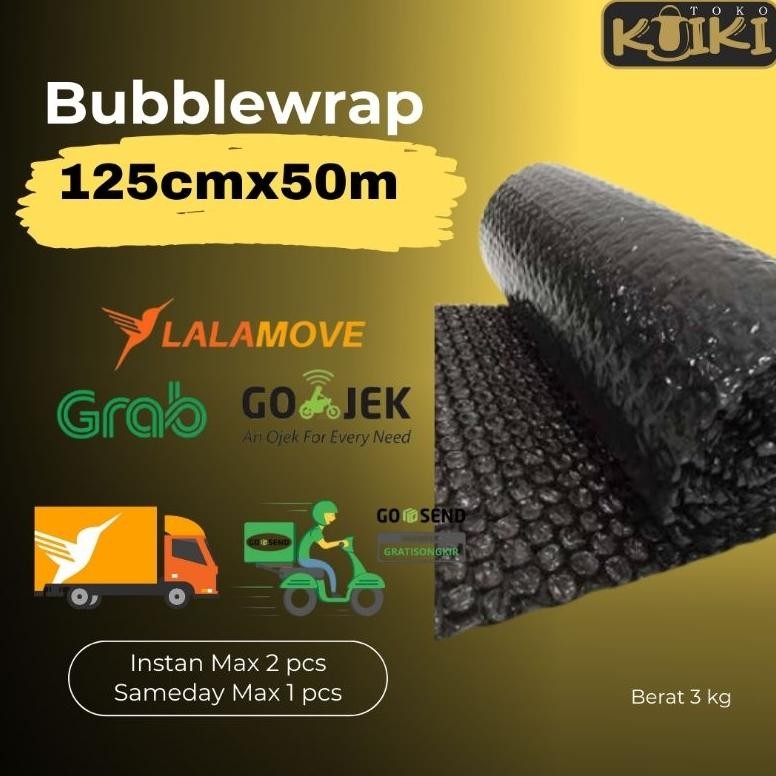 

IK69 TR24 Plastik BubbleWrap 125cmx50m BUBBLE WRAP ROLL Sale Murah