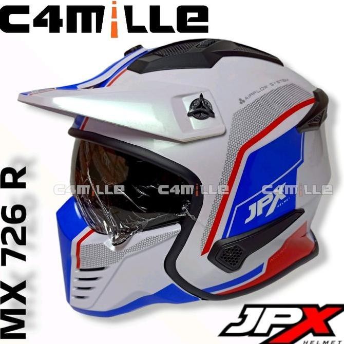 HELM JPX MX726R CROSS OVER FULL FACE TRAIL 2104T