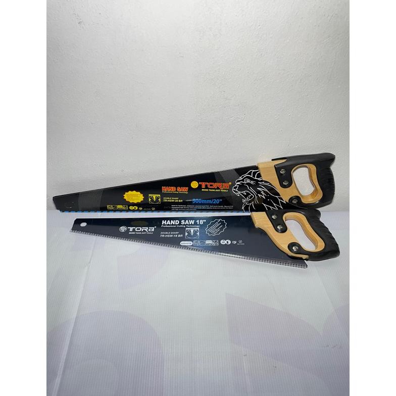 er-6 If56 gergaji kayu 18 inch tora / gergaji kayu 20 inch tora / gergaji kayu gagang karet / gergaj