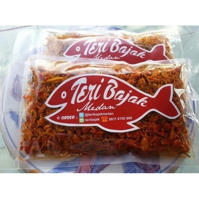 

Sale Teri Bajak Khas Medan + Kacang Sambal Merah / Sambal Rawit Khas Medan