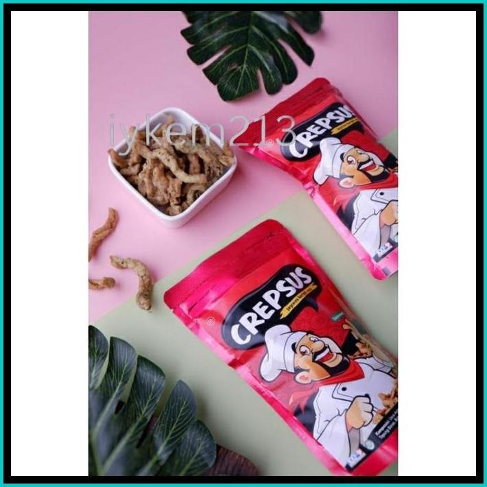 

CREPSUS KERIPIK USUS CEMILAN ENAK LEZAT NIKMAT VARIAN RASA ISI 90.GRAM