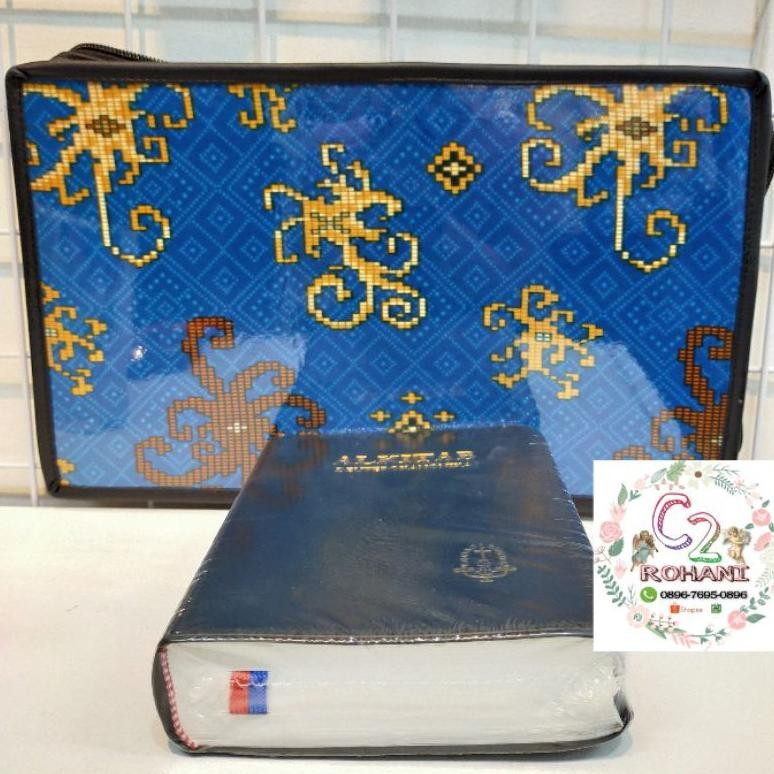 

re-65 fx-23 Sampul Alkitab Kecil Motif Batik Kalimantan - Alkitab Rohani Sale Sale