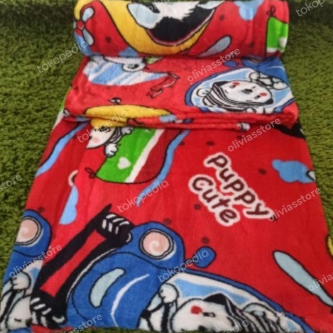 Grosir Selimut Brasel Motif Doggy