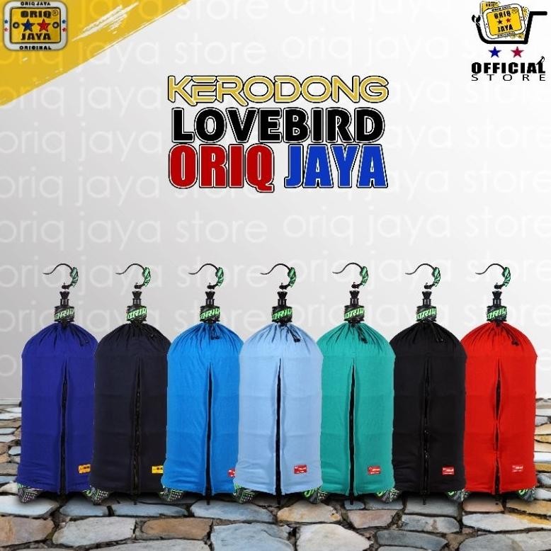 fj-44 hj-64 Krodong Lovebird Oriq Jaya Bahan Tebal Warna Beragam Murah Premium