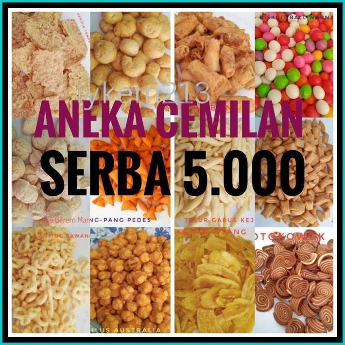 

ANEKA CEMILAN ENAK SERBA 5000