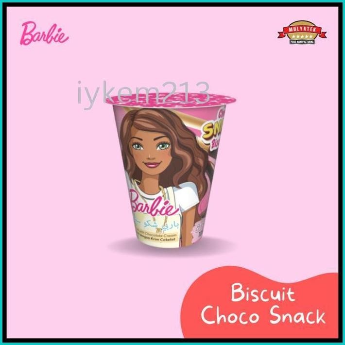 

BARBIE CHOCOLATE SNACK MEDIUM COKLAT BISKUIT STICK 25 GR - 12 PCS
