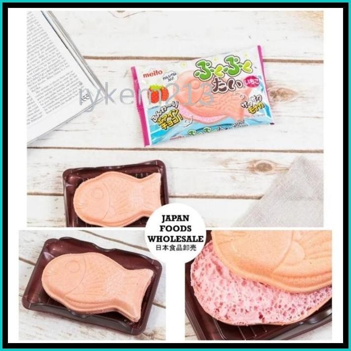 

MEITO FUKU FUKU TAI AIR IN STRAWBERRY / WAFER / CEMILAN / SNACK