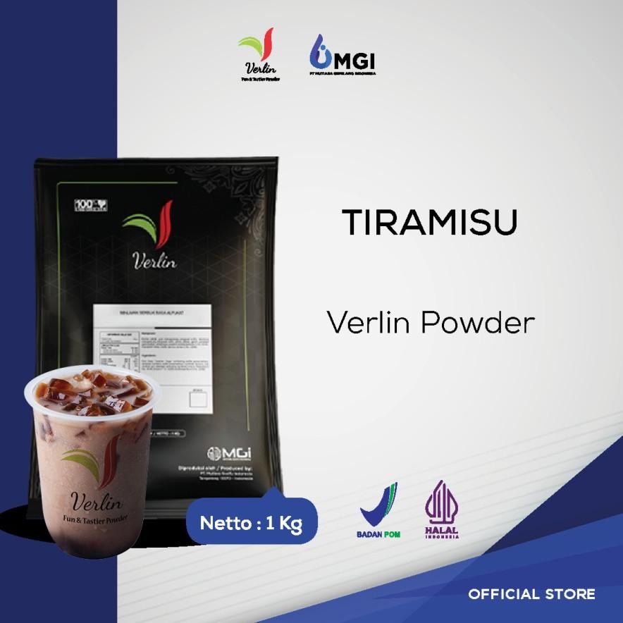 

uj-53 wwr-76 Bubuk Minuman Verlin drink powder TIRAMISU 1kg Original Berkualitas