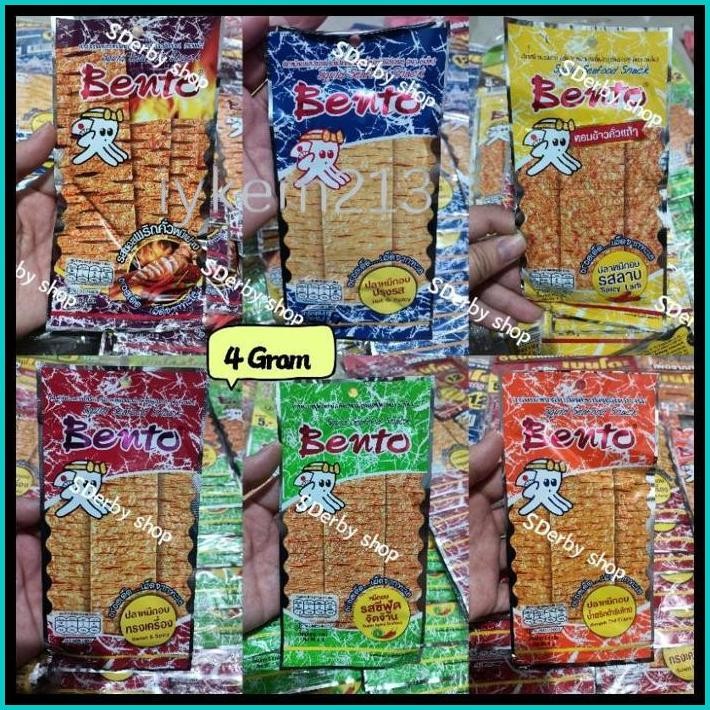 

JUHI BENTO SEAFOOD SNACK HALAL 1 PCS 4 GRAM HALAL