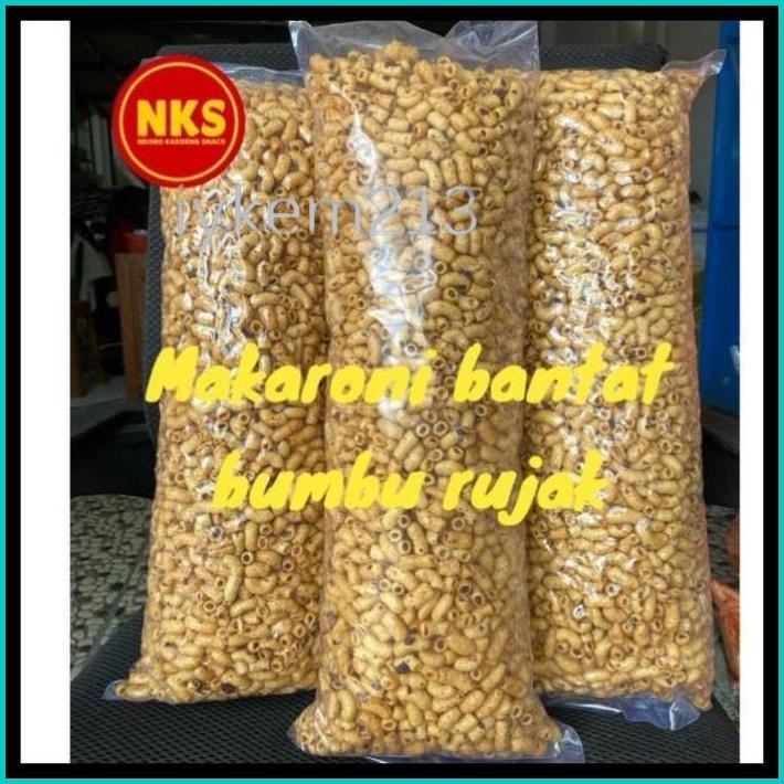 

MAKARONI NKS,MAKARONI PIPA BANTAT BUMBU RUJAK 1 BALL 1KG FOOD SNACKS