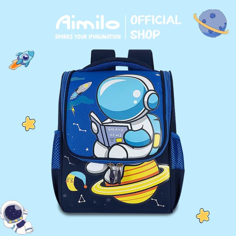 

[READY] AIMILO TAS SEKOLAH ANAK LAKI LAKI PEREMPUAN TK SD TAS RANSEL KARTUN LUCU TAHAN AIR UNTUK 3-6 TAHUN