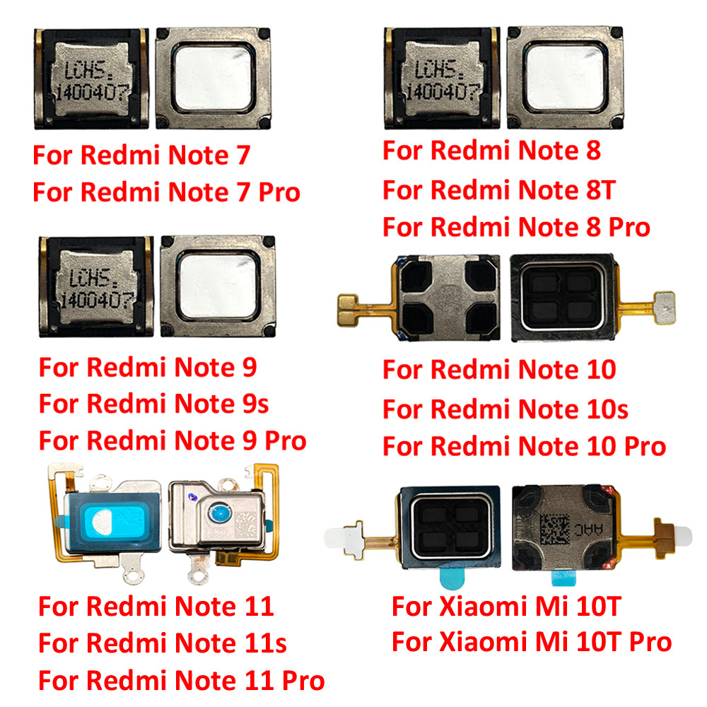 Headset speaker baru untuk Xiaomi Mi 10T Redmi Note 7 8 8T 9 9S 10 10s 11 11s Pro Plus penerima atas
