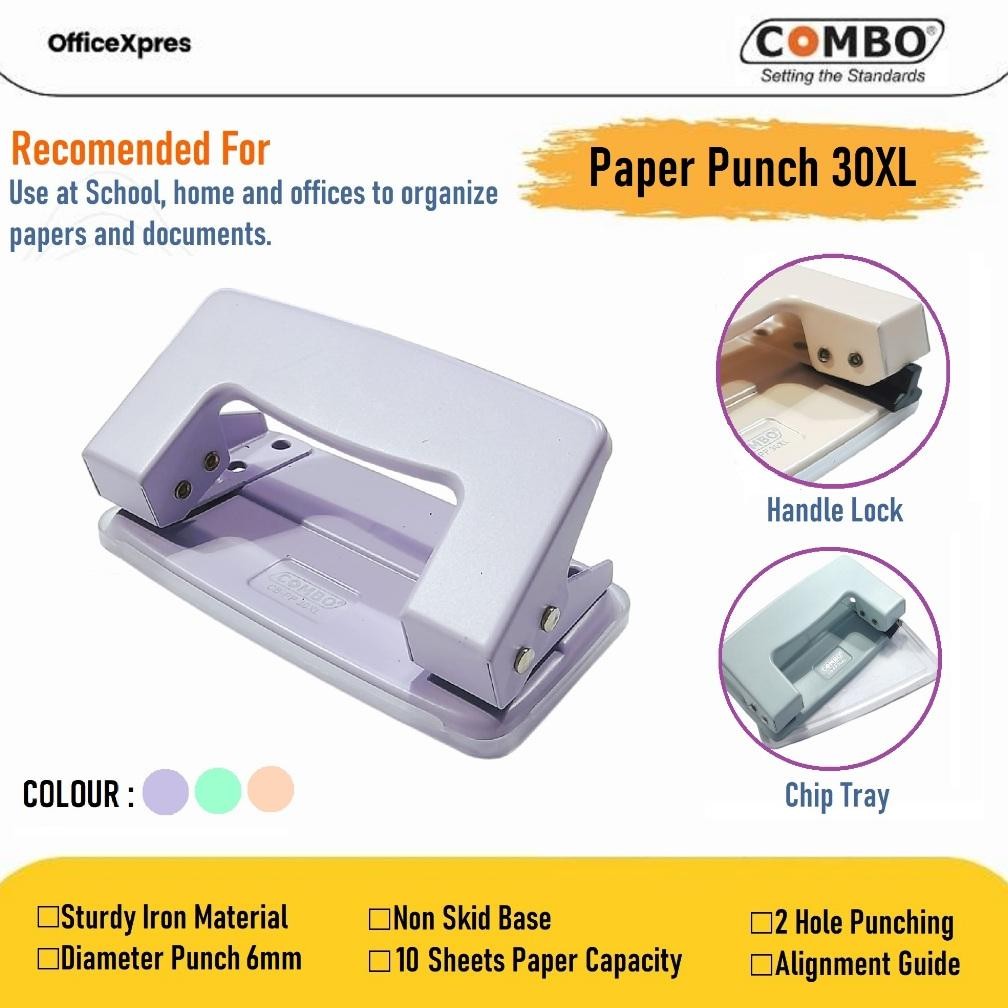 

PEMBOLONG KERTAS / PELUBANG KERTAS / PERFORATOR / ALAT PEMBOLONG / PLONG KERTAS / PAPER PUNCH 30 XL NEO COMBO
