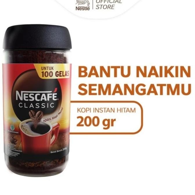 

Grosir Nescafe Classic Jar 100 Gram & Jar 200 Gram Baru