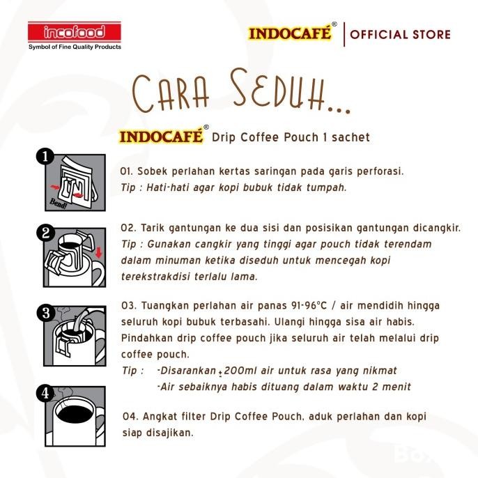 

Promo Indocafe Drip Coffee Pouch Variants
