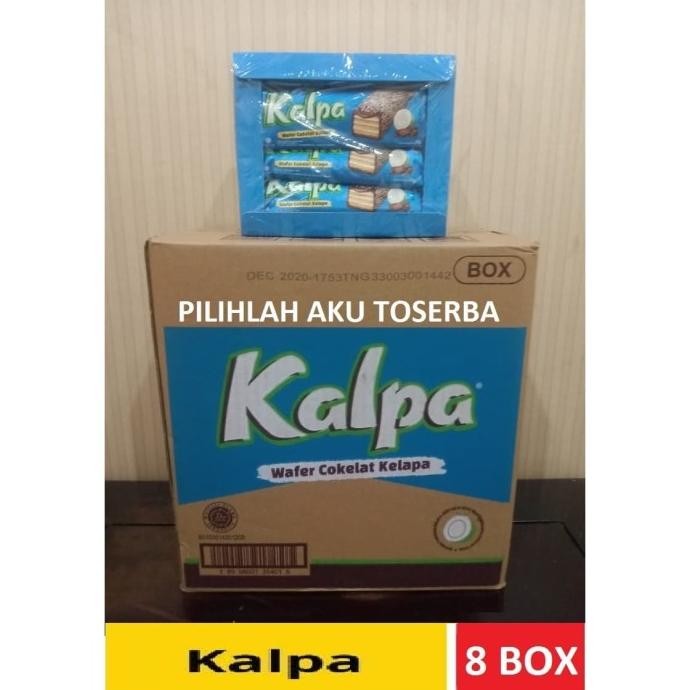 

Sale Kalpa Wafer Coklat Kelapa - 1 Kardus Isi 8 Box (12 Pcs 24 Gr)