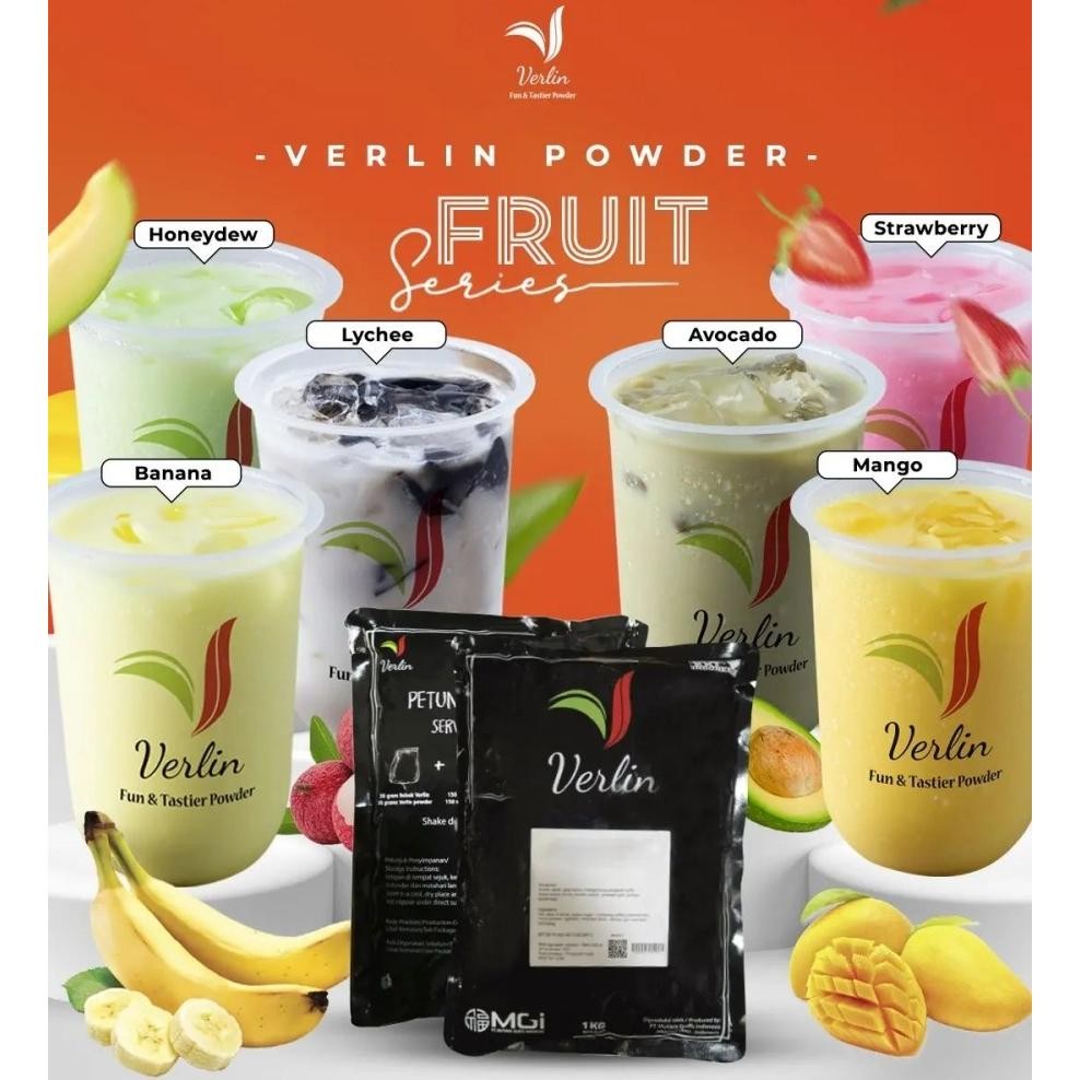 

TC21 TR21 Bubuk Minuman Verlin drink powder COFFEE AVOCADO 1kg Viral Premium