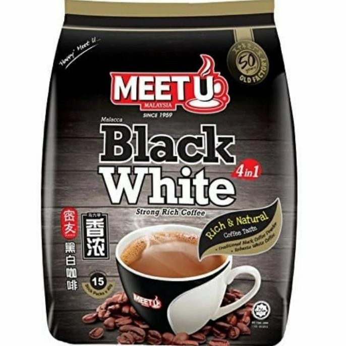 

Grosir Meet U Black White Coffee 4In1 Rich & Natural