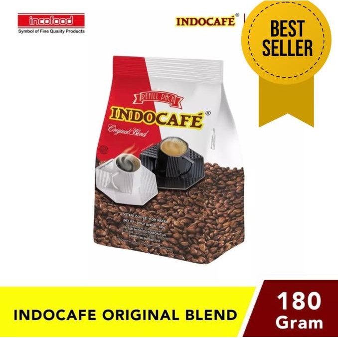 

Promo Indocafe Original Blend Refill Pack 180 Gram Instant Coffee
