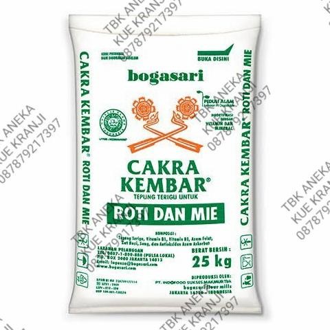 

Grosir Tepung Terigu Cakra Kembar Boga Sari 25 Kg/Terigu Protein Tinggi