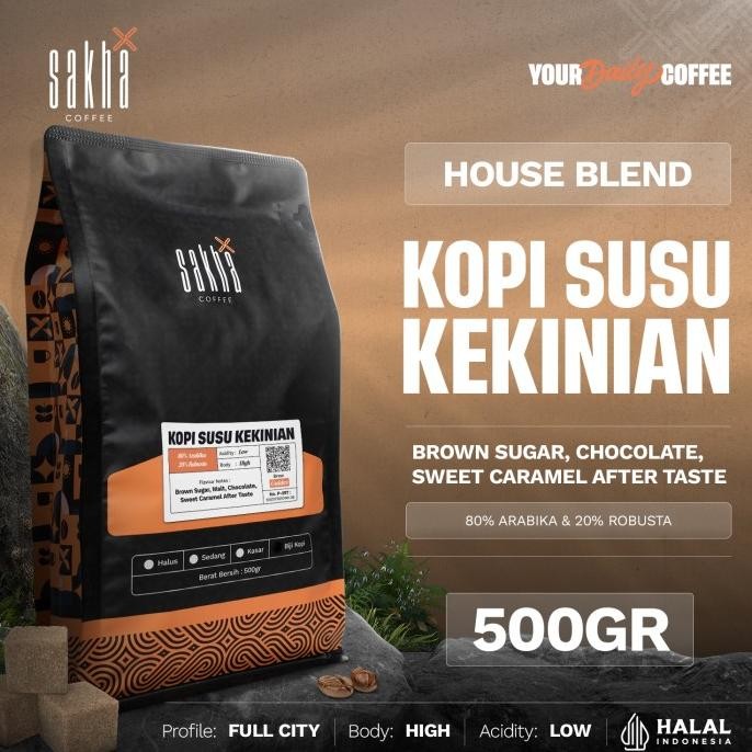 

Murah Espresso Coffee House Blend For Es Kopi Susu Kekinian 500G Biji Bubuk
