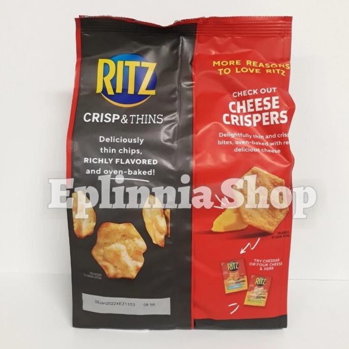 

Promo Nabisco Ritz Crisp & Thins Cheddar Natural Flavor 201 Gr - Krekers
