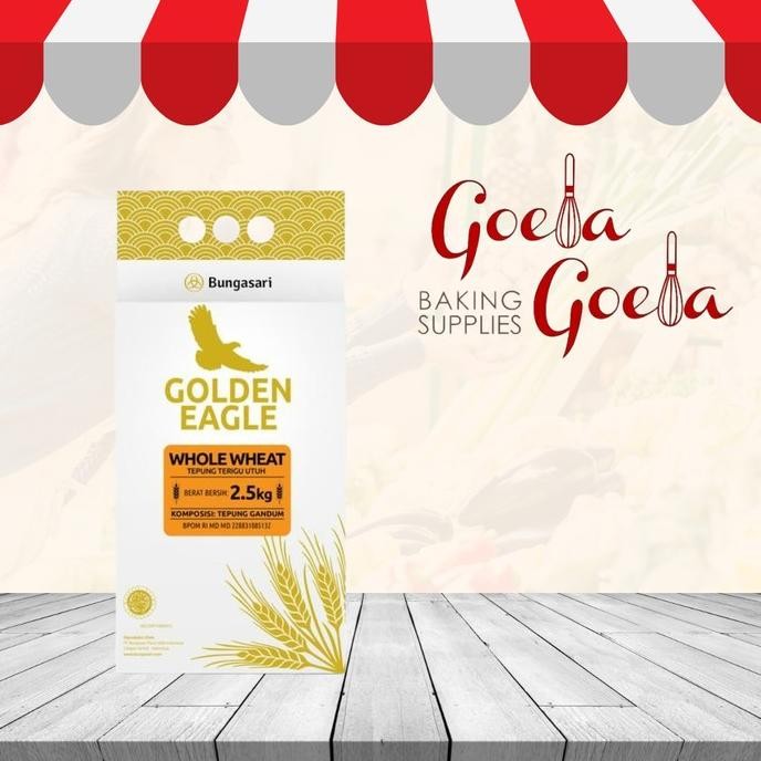 

Grosir Tepung Golden Eagle Bungasari Whole Wheat 2,5Kg