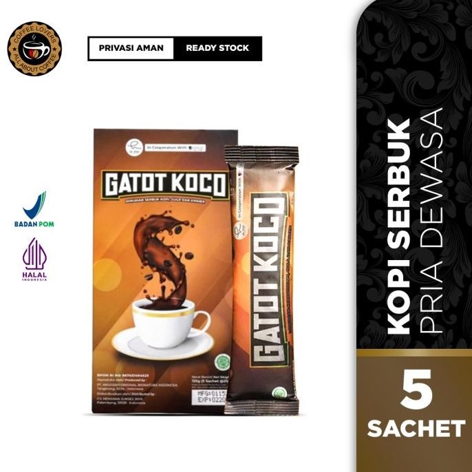 

Murah (Free Bonus) Kopi Gatot Koco 1 Box Isi 5 Sachet By Dr. Hen - Kopi Stamina Pria Original Bpom | Kopi Kesehatan Pria | Kopi Penambah Durasi | Stamina Coffee Gatotkoco By Dr. Richard Kopi Pria