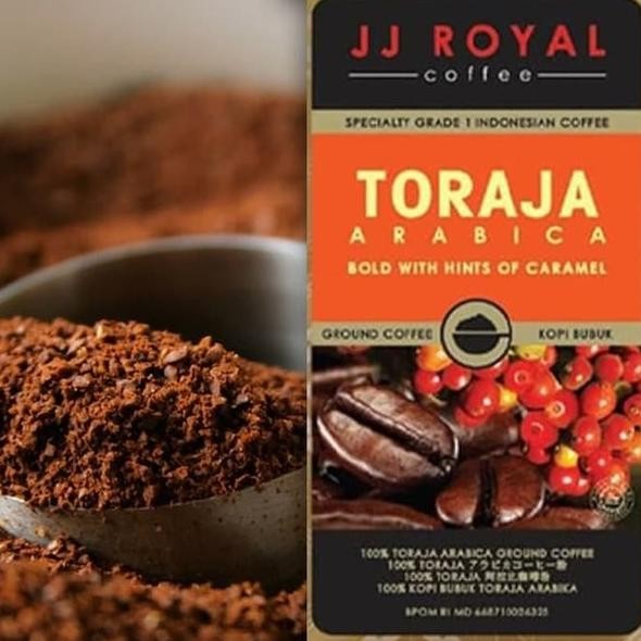

Promo Jj Royal Toraja Arabica Coffee Ground/Bubuk 200Gr