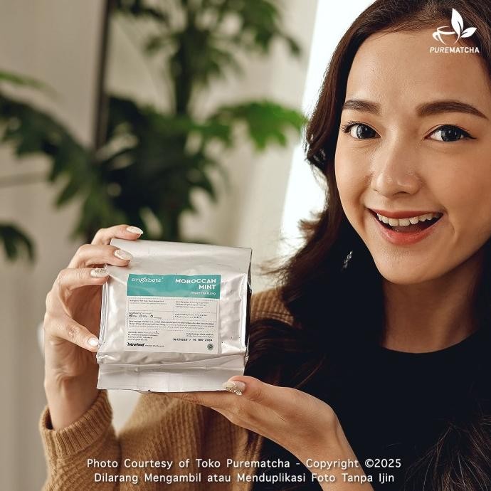 

Murah Singabera - Moroccan Mint 100Gr Greentea Mint Premium Cafe Teh Hotel