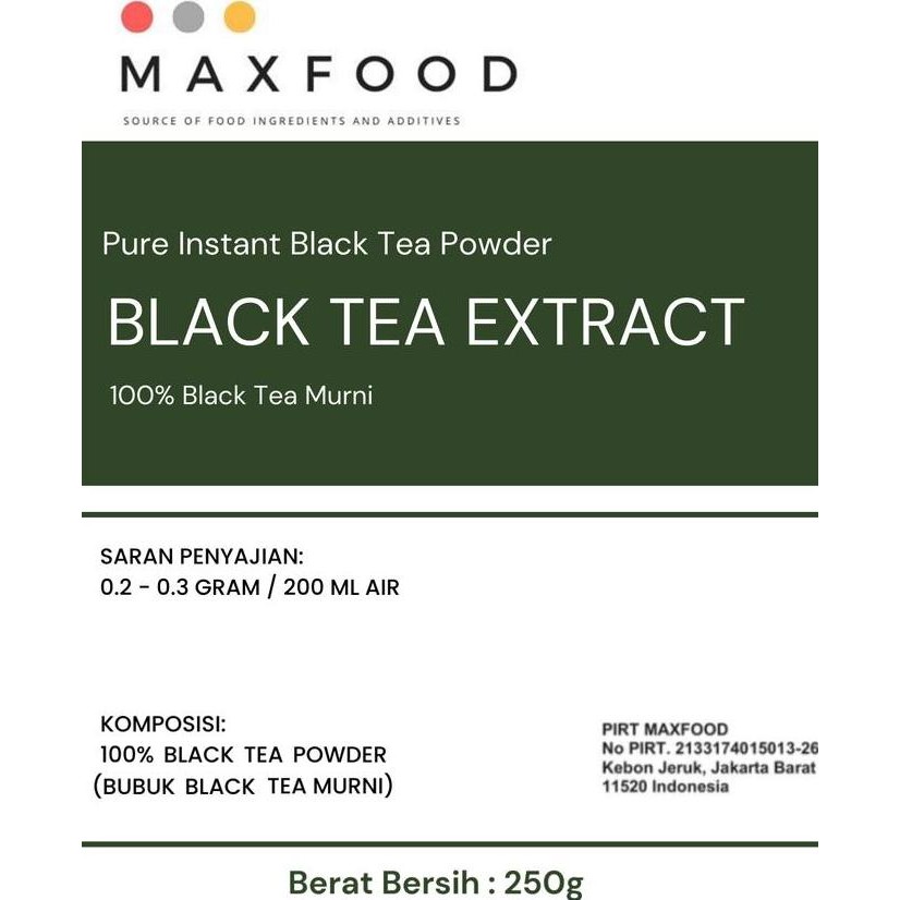 

Murah Black Tea Powder Instant / Instant Tea Powder 250 Gr