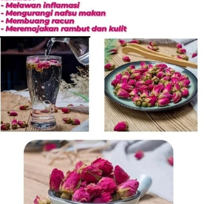 

Sale Teh Bunga Mawar 250Gr/ Dried Rose Buds Flower Tea