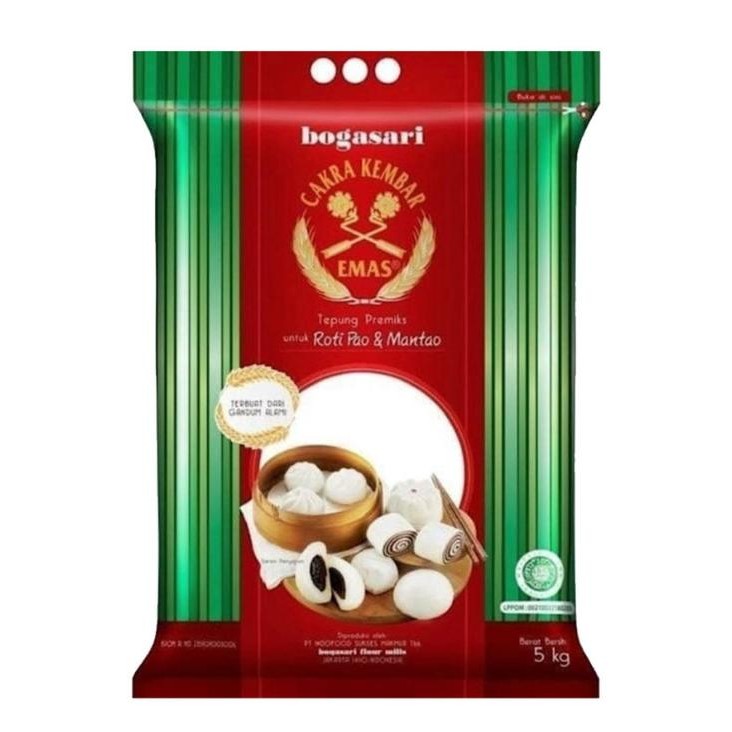 

Murah Terigu Cakra Kembar Emas Roti Pao & Mantao 5Kg
