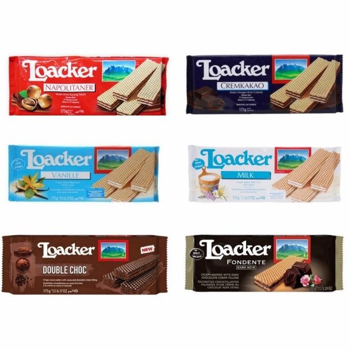 

Sale Loacker Wafer Biscuits 175Gr - Biskuit Wafer Loacker