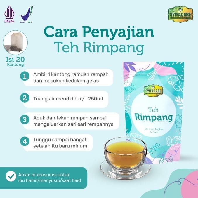 

Grosir 3 Paket Teh Rimpang Bpom Ala Jsr | Teh Celup Rempah | Teh Diet Detox | Pelangsing Herbal | Imunitas
