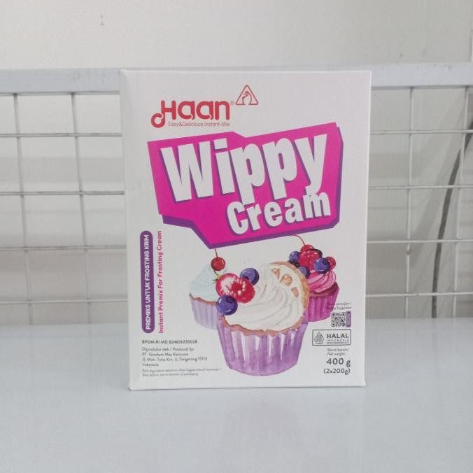 

Grosir Wippy Cream Haan Premix 400G