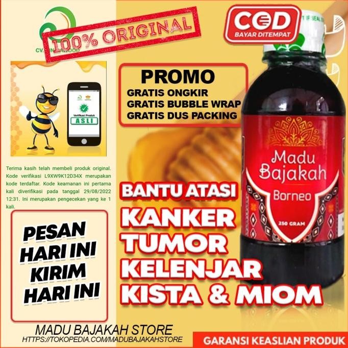 

Promo Madu Bajakah Borneo Original Obat Kanker Tumor Kelenjar Kista Dll