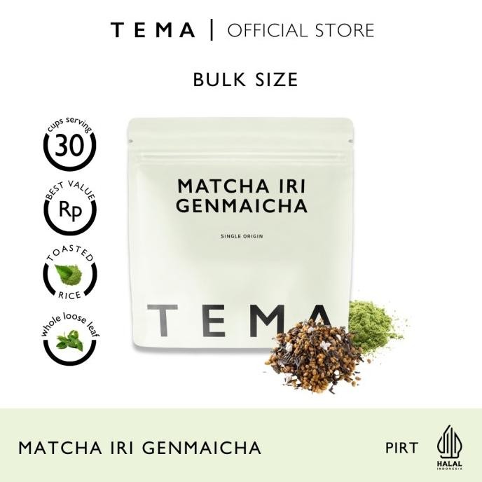 

Promo Tema Tea Loose Leaf Large Pouch - Matcha Iri Genmaicha