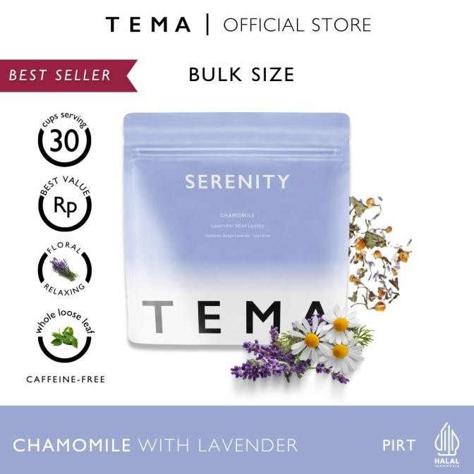 

Grosir Tema Tea Loose Leaf Large Pouch - Serenity / Chamomile Lavender Tea