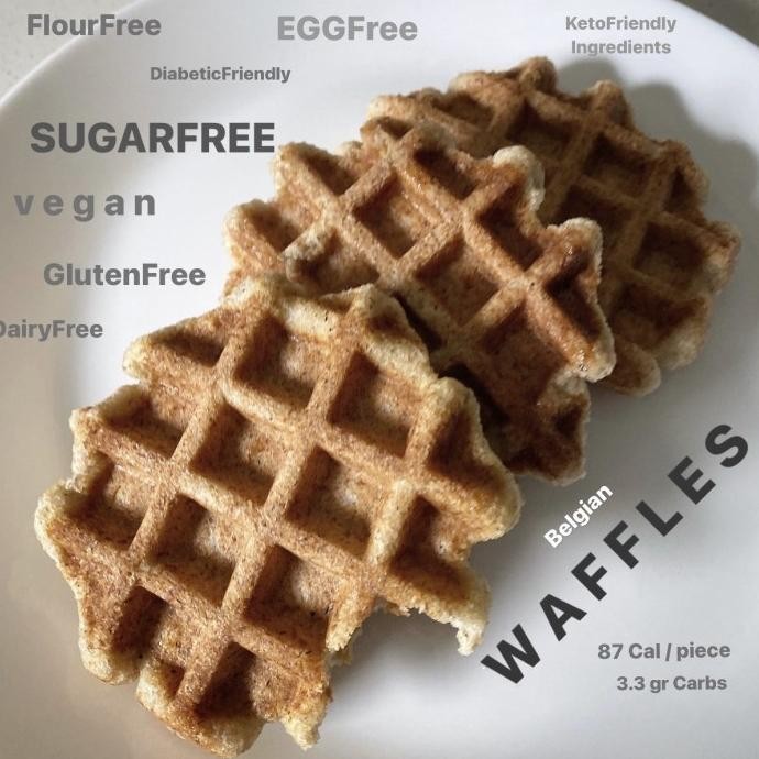 

Murah Vegan & Lowcarb Waffles (3 Pcs)