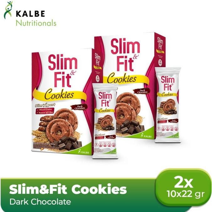 

Promo Slim&Fit Cookies Dark Chocolate 10X22 Gr (2Pcs)