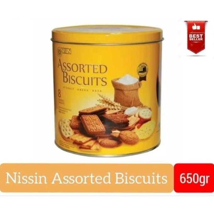 

Murah Nissin Assorted Biscuits Yellow Kue Kaleng 650 Gram