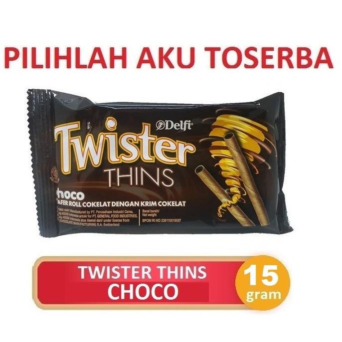 

Murah Twister Thins Choco 15 Gr - ( Harga 1 Karton Isi 120 Pcs )