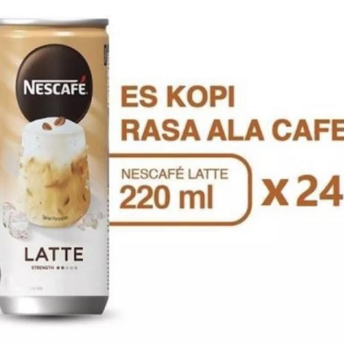 

Grosir Nescafe Latte 220 Ml Kaleng / Can 1 Dus Karton Isi 24 Pcs