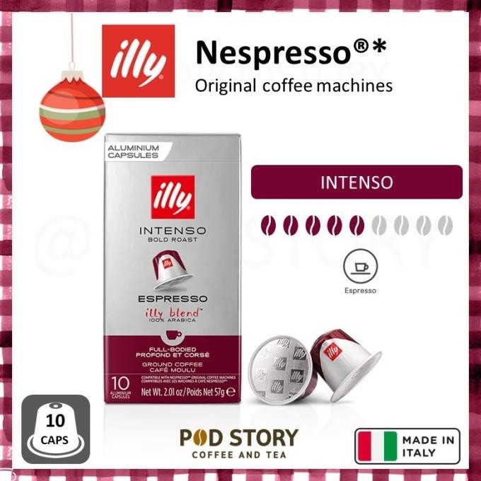 

Promo Illy Nespresso Compatible (Intenso Roast) Coffee/Kopi Capsules, 10